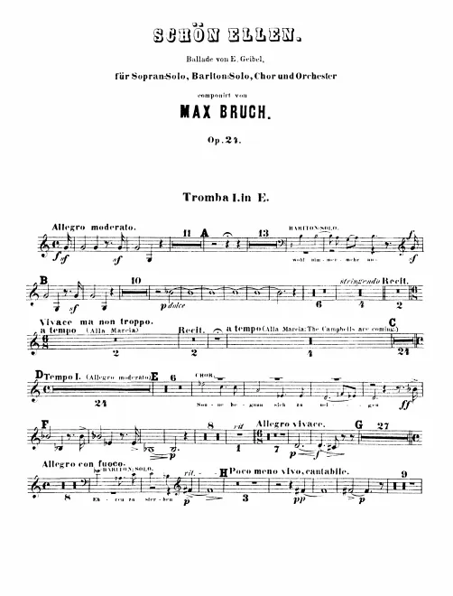 Trumpet 1, 2 (E)