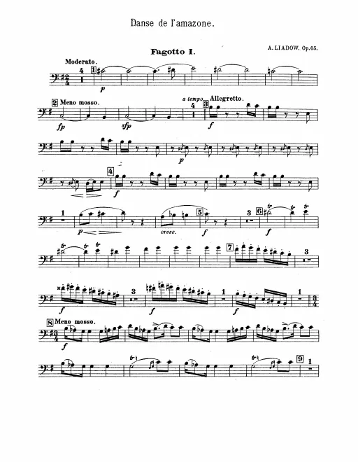 Bassoon 1, 2