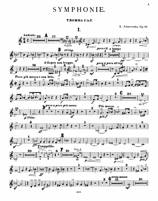 Trumpet 1, 2 (F)