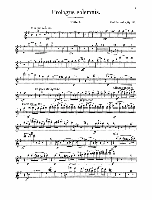 Flute 1, 2