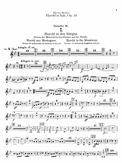 Cornet 2 (A, B)