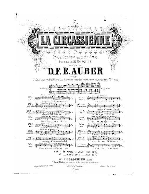 No.10bis, Air: "Je brave tout la Sibérie" (Act III, No.18)