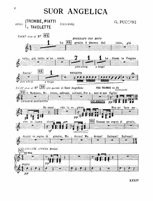 Trumpet 1/2/3 (F)/Cymbals/Clappers
