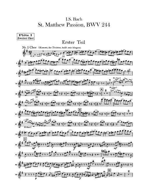 Flute 1, 2, Recorder 1/2