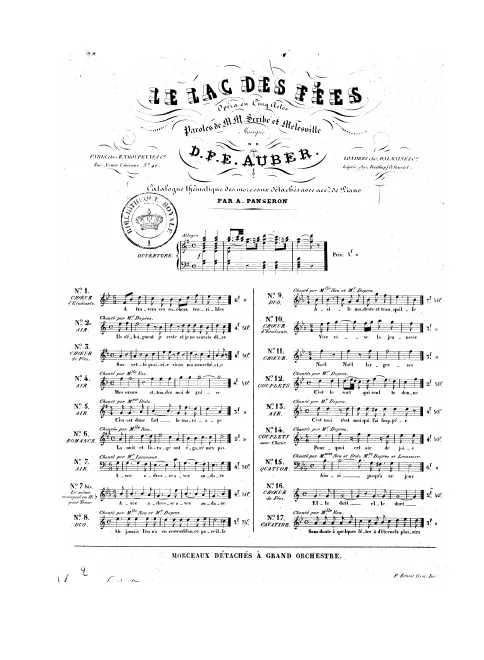 No.1, Chœur d'étudiants: "À travers ces rochers terribles" (Act I, No.1)