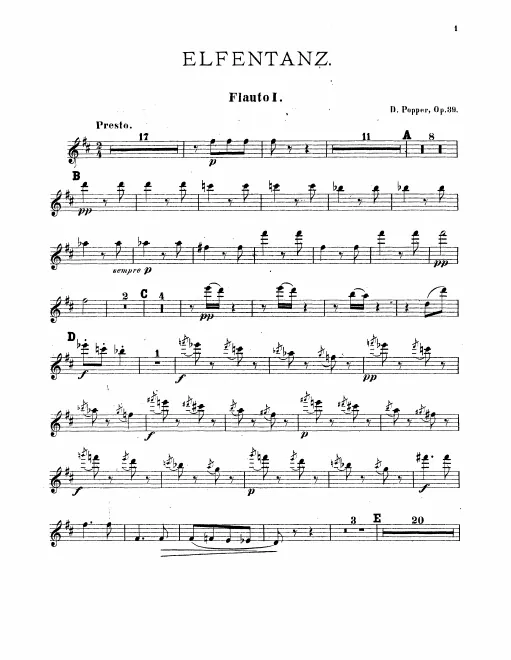 Flute 1, 2/Piccolo