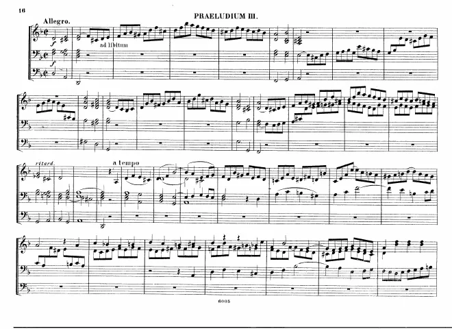 3. Prelude and Fugue in D minor