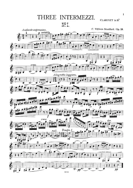 Clarinet Part (in B♭)