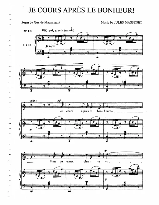 Complete Score (C Major: medium voice and piano)
