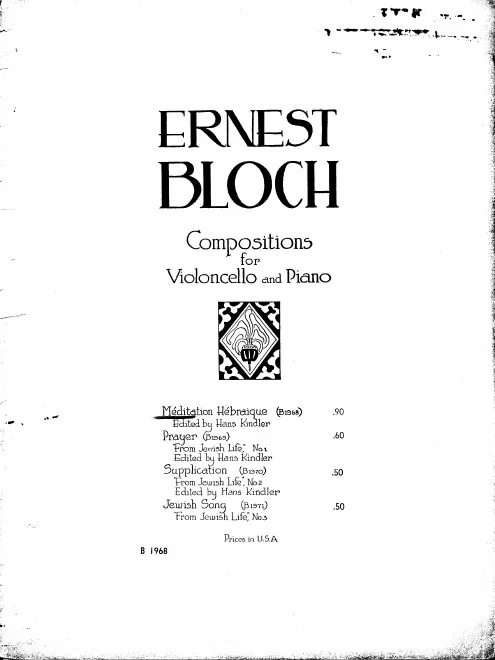 Complete Score and Cello Part