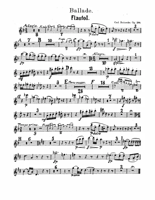 Flute 1, 2