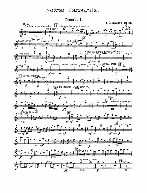 Trumpet 1, 2 (A/B♭)