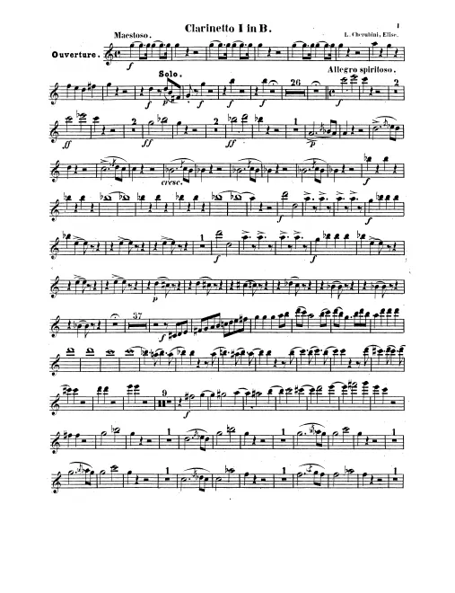 Clarinet 1, 2 (B♭)