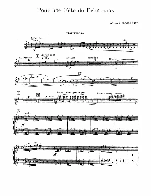 Oboe 1/2, English Horn