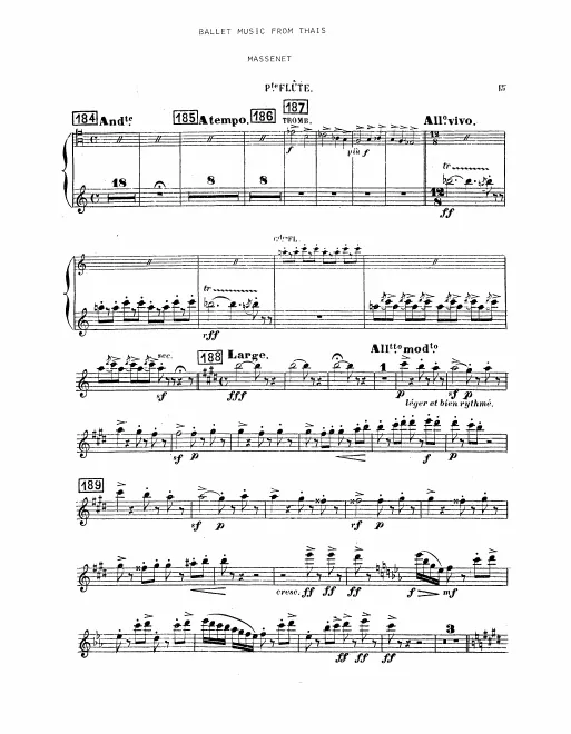 Piccolo, Flute 1/2