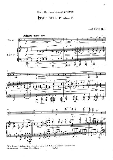 Piano score