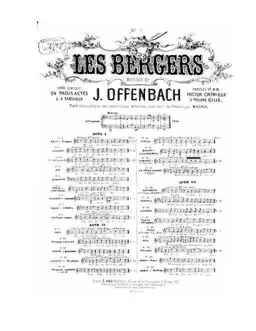 No.10, Rondeau Louis XV: "Dans ce siècle où règne la manière" (Act II, No.8)