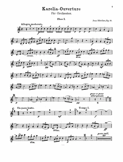 Oboe 1, 2