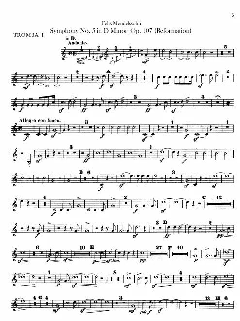 Trumpet 1, 2 (D, E♭)