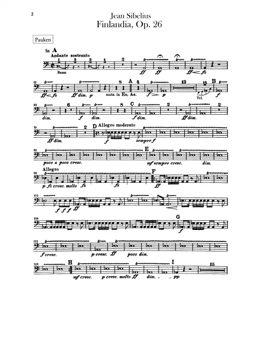 Timpani, Bass Drum/Cymbals/Triangle