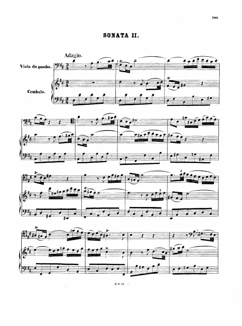 Sonata No.2 in D major, BWV 1028