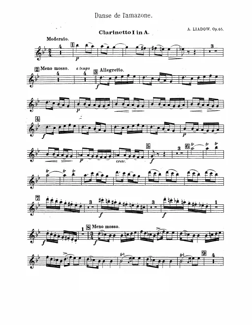 Clarinet 1, 2, 3 (A)