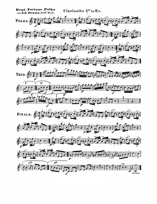 Clarinet 1 (E♭), 2 (B♭)