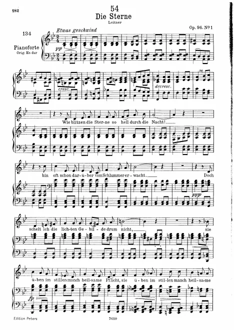 Complete Score (Low Voice, transposed to )