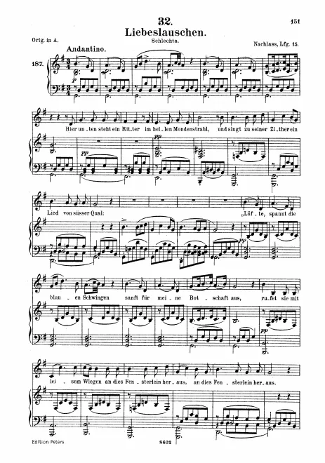 Complete Score (Medium Voice, transposed to G major)