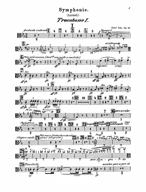 Trombone 1, 2, 3, Tuba