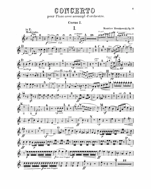 Horn 1, 2, 3, 4 (E)
