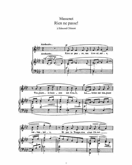 Complete Score (A♭ Major: high voice)