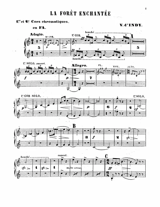 Horn 1/2 (E/F), 3/4 (E)