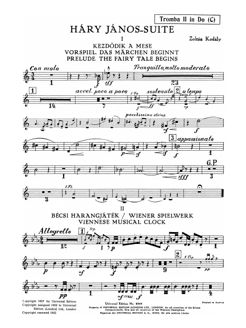 Trumpet 2 (C)/Cornet 2 (B♭)