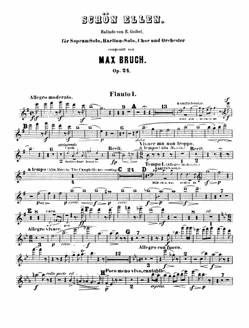 Flute 1, 2