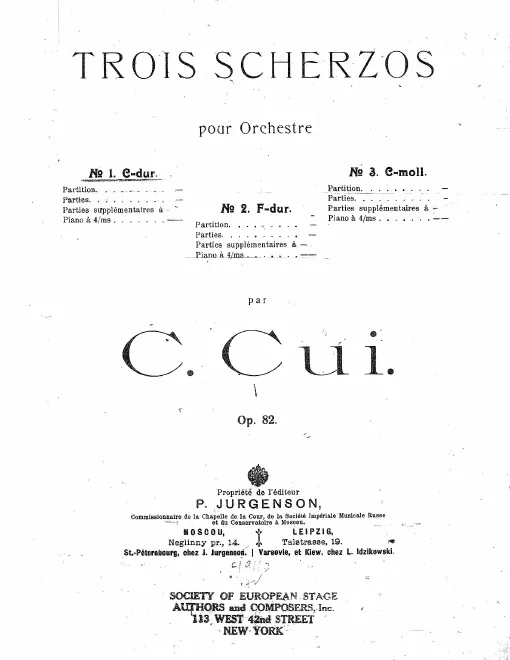 No.1 in C major