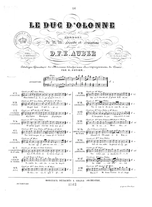 No.16, Sérénade: "Vers ton balcon"