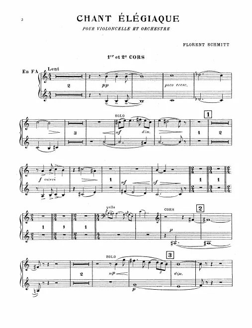 Horn 1/2, 3/4 (F)