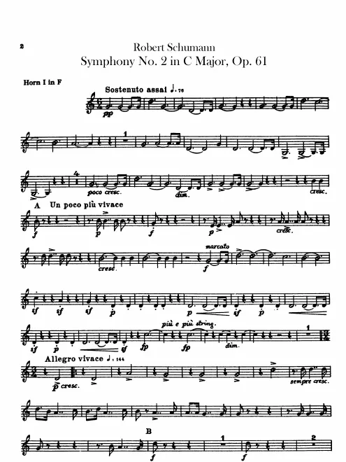 Horn 1 (F), 2 (C/E♭)