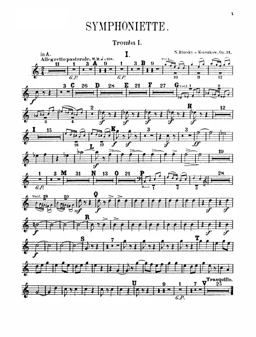Trumpet 1, 2 (A/B♭)
