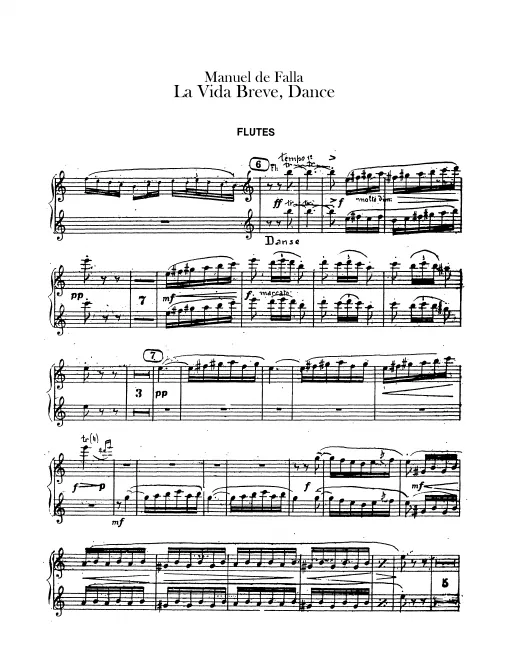 Flute 1/2, Piccolo