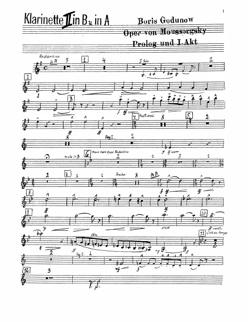 Clarinet 2 (B♭/A)