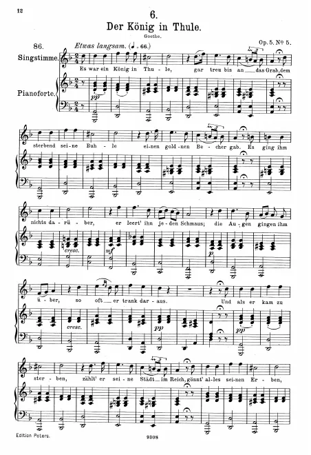 Complete Score (Original / High voice, D minor)