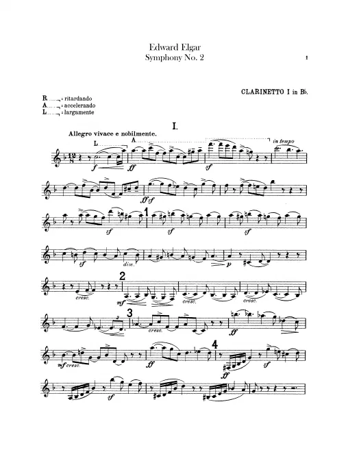 Clarinet 1, 2, Bass Clarinet (B♭)