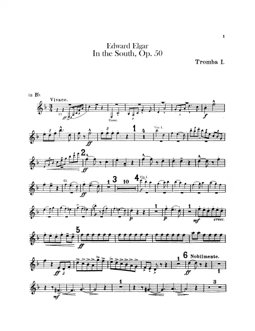 Trumpet 1, 2, 3 (B♭)