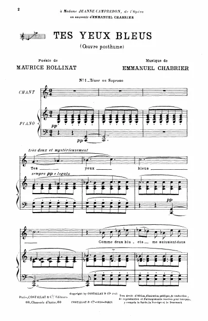 Complete Score (C major - Tenor or Soprano)