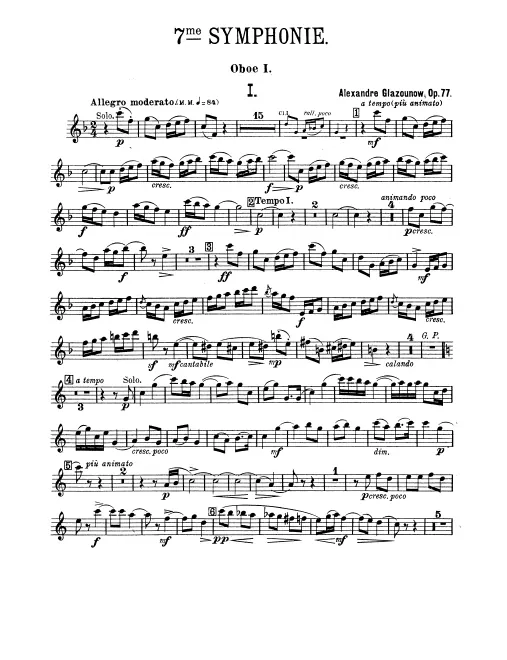 Oboe 1, 2