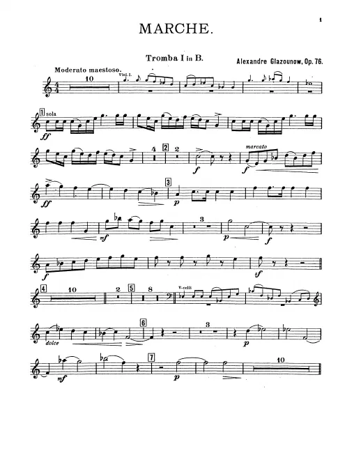 Trumpet 1, 2, 3 (B)