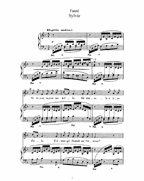 3. Sylvie (F major, original key)