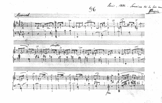 1. Mazurka (F♯ minor)